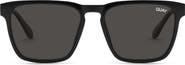 QUAY Unplugged 56mm Polarized Square Sunglasses