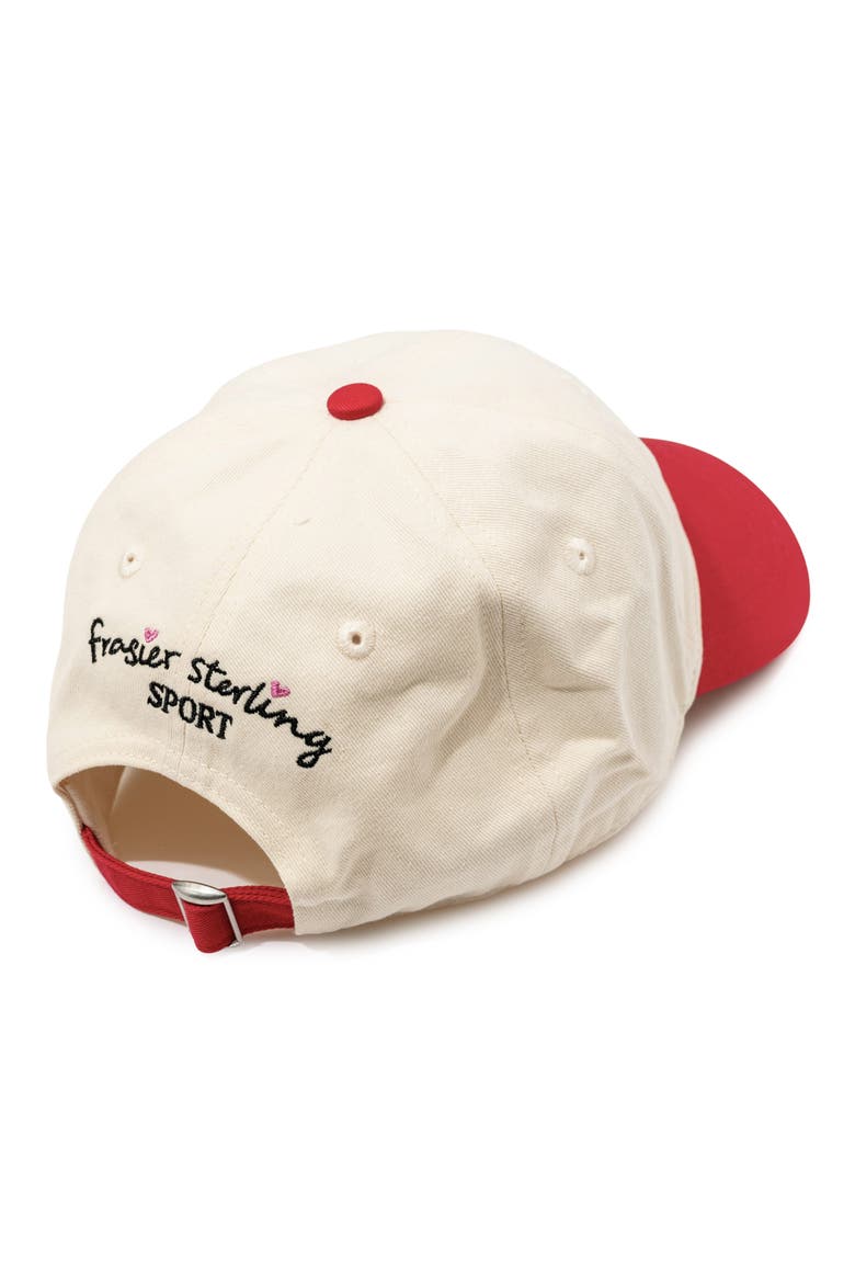 Golf Cart Embroidered Baseball Cap, Alternate, color, RED
