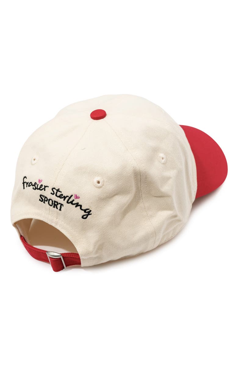 FRASIER STERLING Golf Cart Embroidered Baseball Cap, Alternate, color, Red