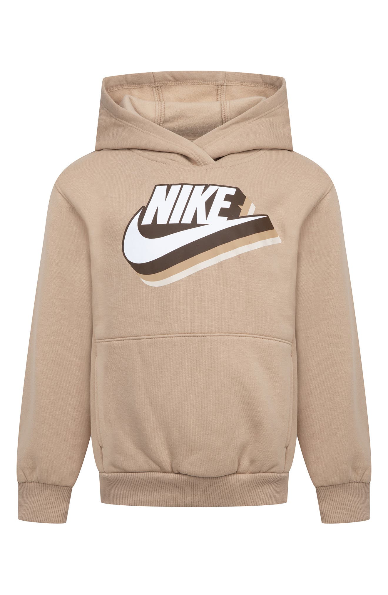 Nike Kids' Swoosh Futura Graphic Print Hoodie