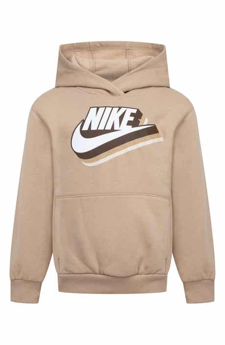 Nike Kids' Swoosh Futura Graphic Print Hoodie