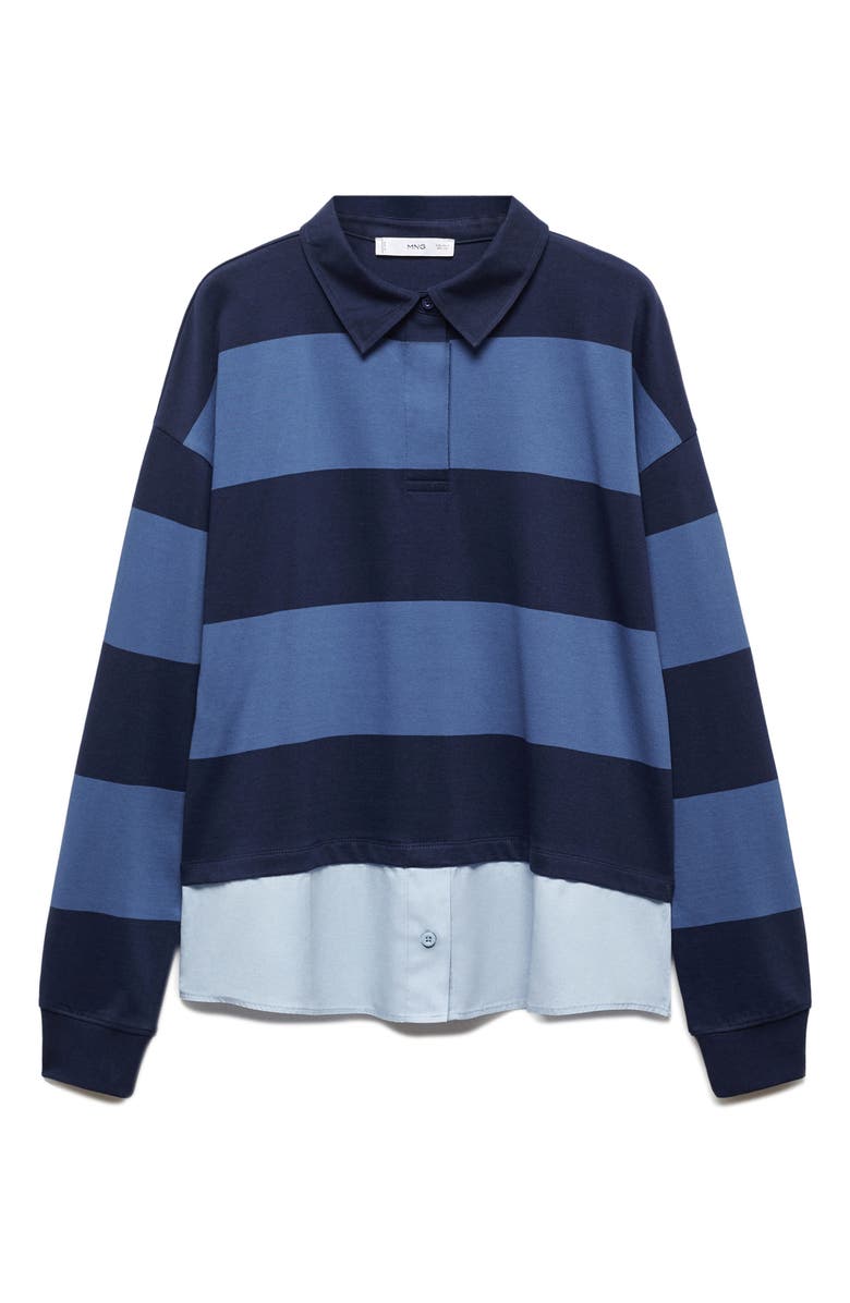 MANGO Stripe Polo, Alternate, color, 