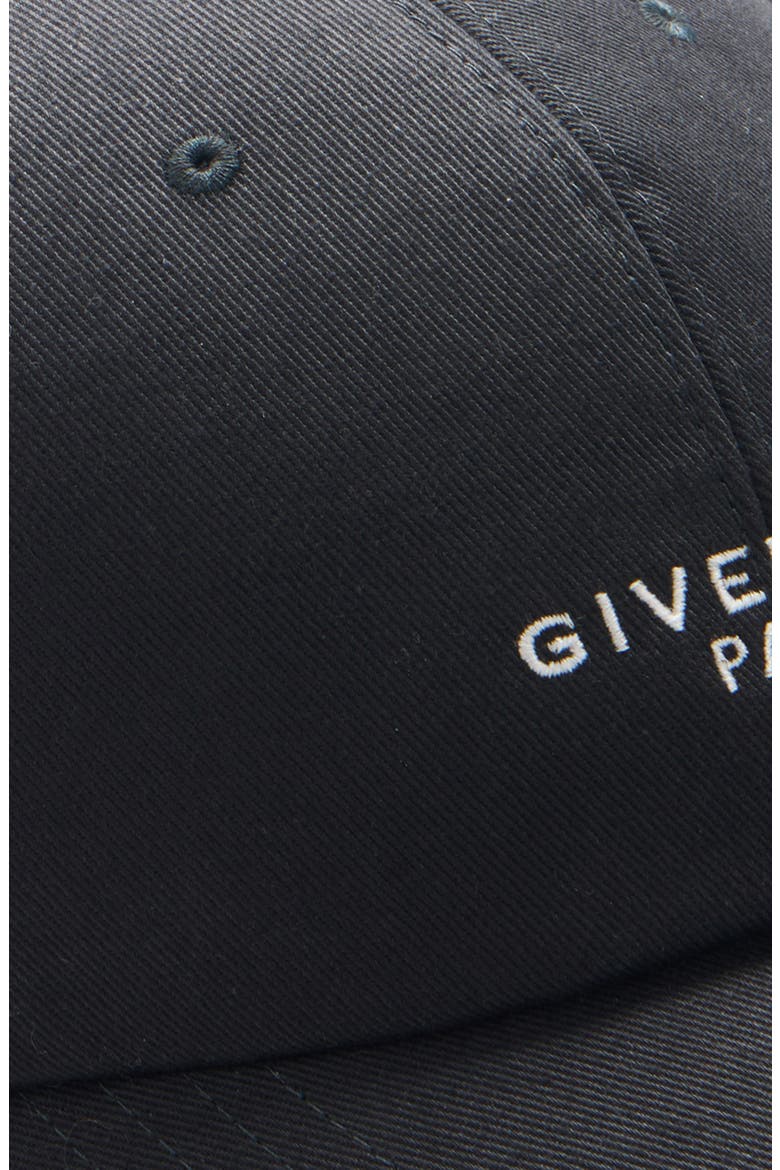 Embroidered Logo Adjustable Baseball Cap, Alternate, color, BLACK