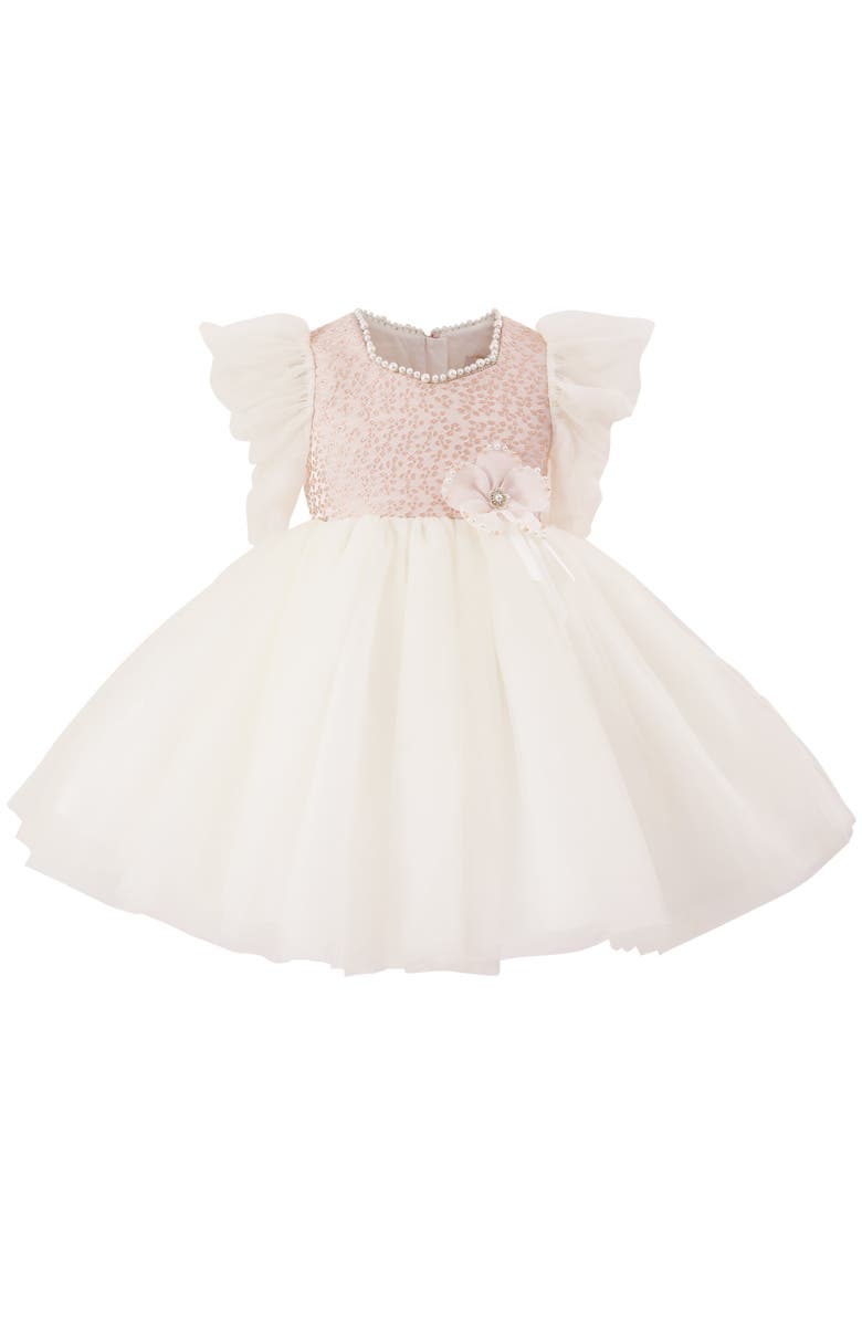 Tulleen Lullaby  Sequin Tulle Occasion Dress, Main, color, Pink