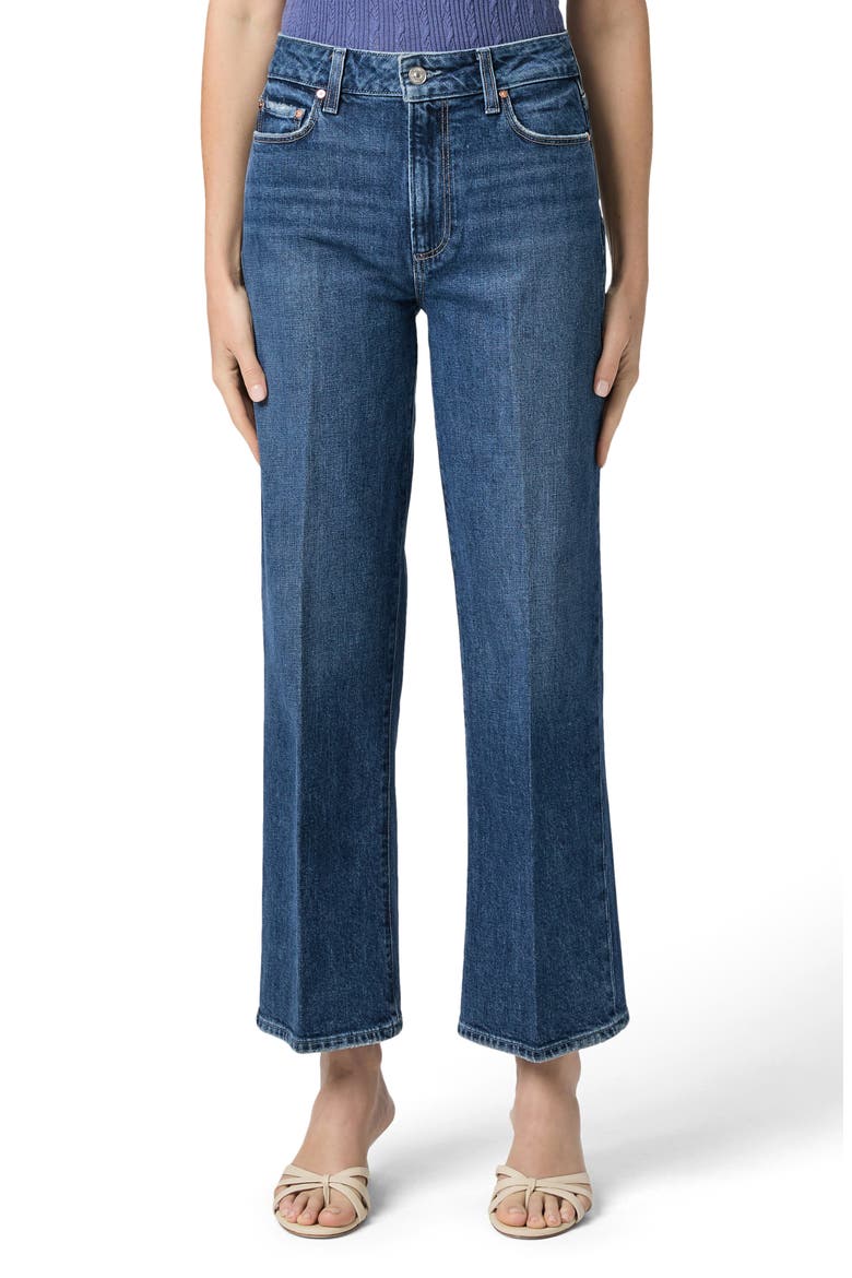 Leenah High Waist Ankle Wide Leg Jeans, Main, color, SOUNDCHECK