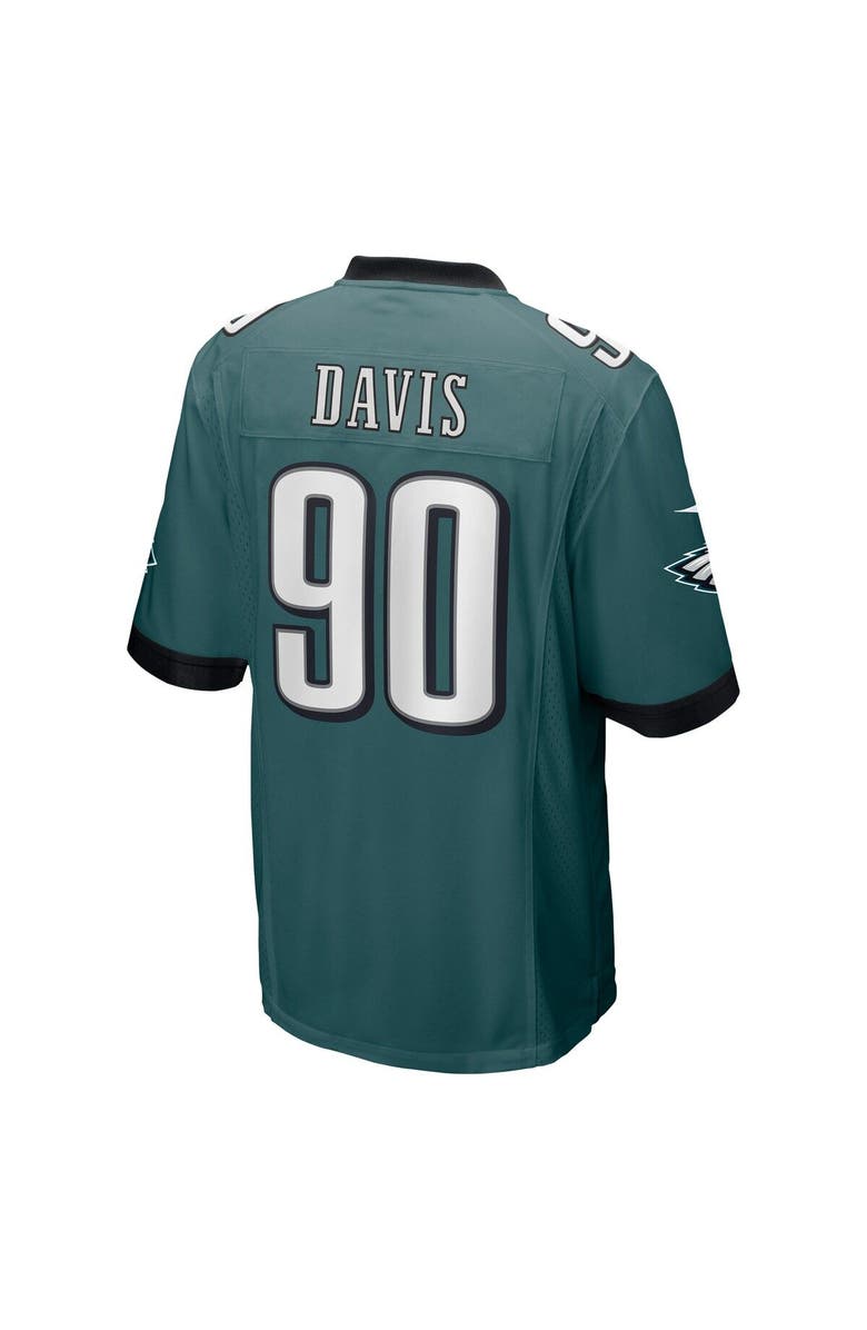 Nike Men's Nike Jordan Davis Green Philadelphia Eagles Player Game Jersey, Alternate, color, 