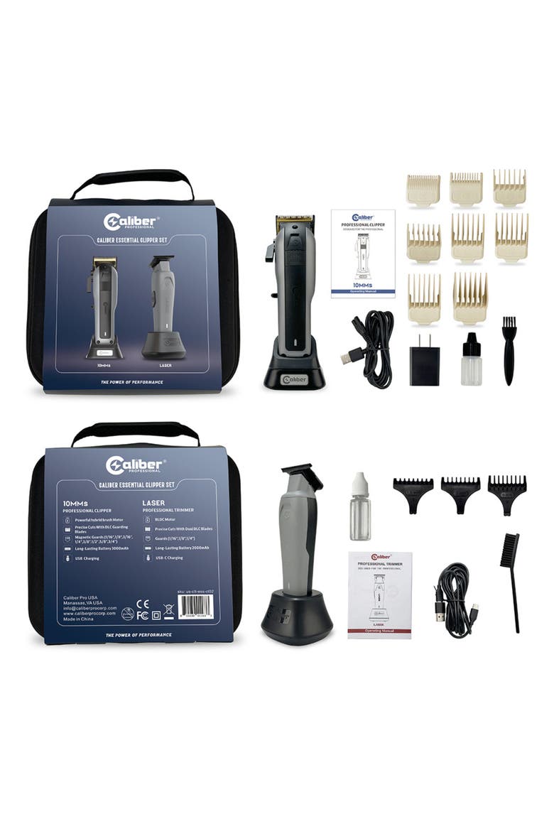 Essential Barber Professional Hair Shears Set, Main, color, Black