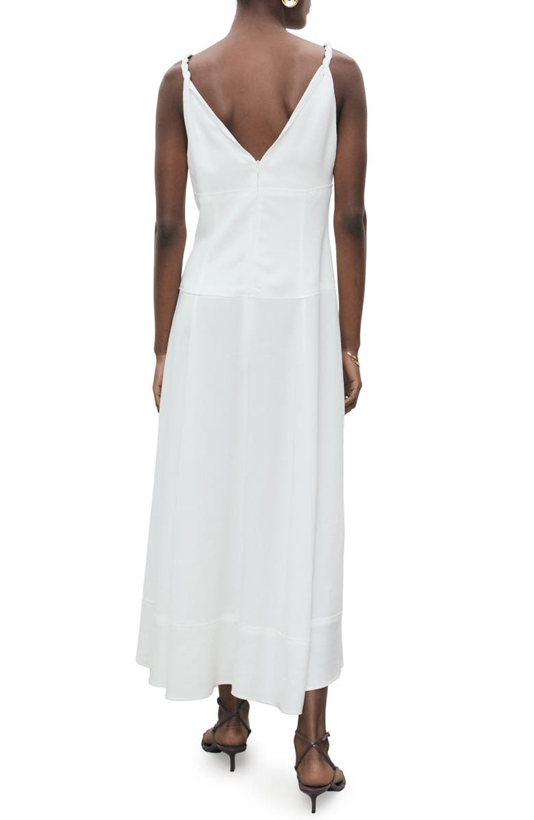 MANGO V-Neck A-Line Dress, Alternate, color,