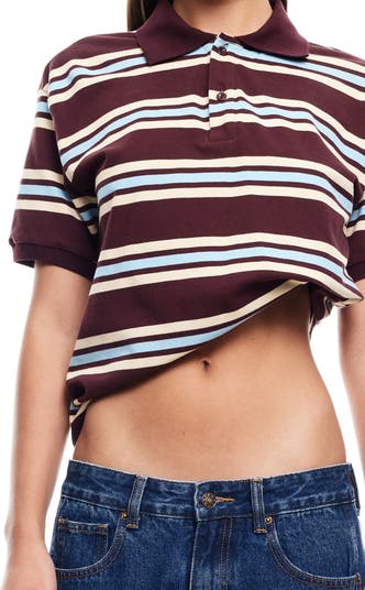 Leisure Stripe Cotton Polo Shirt