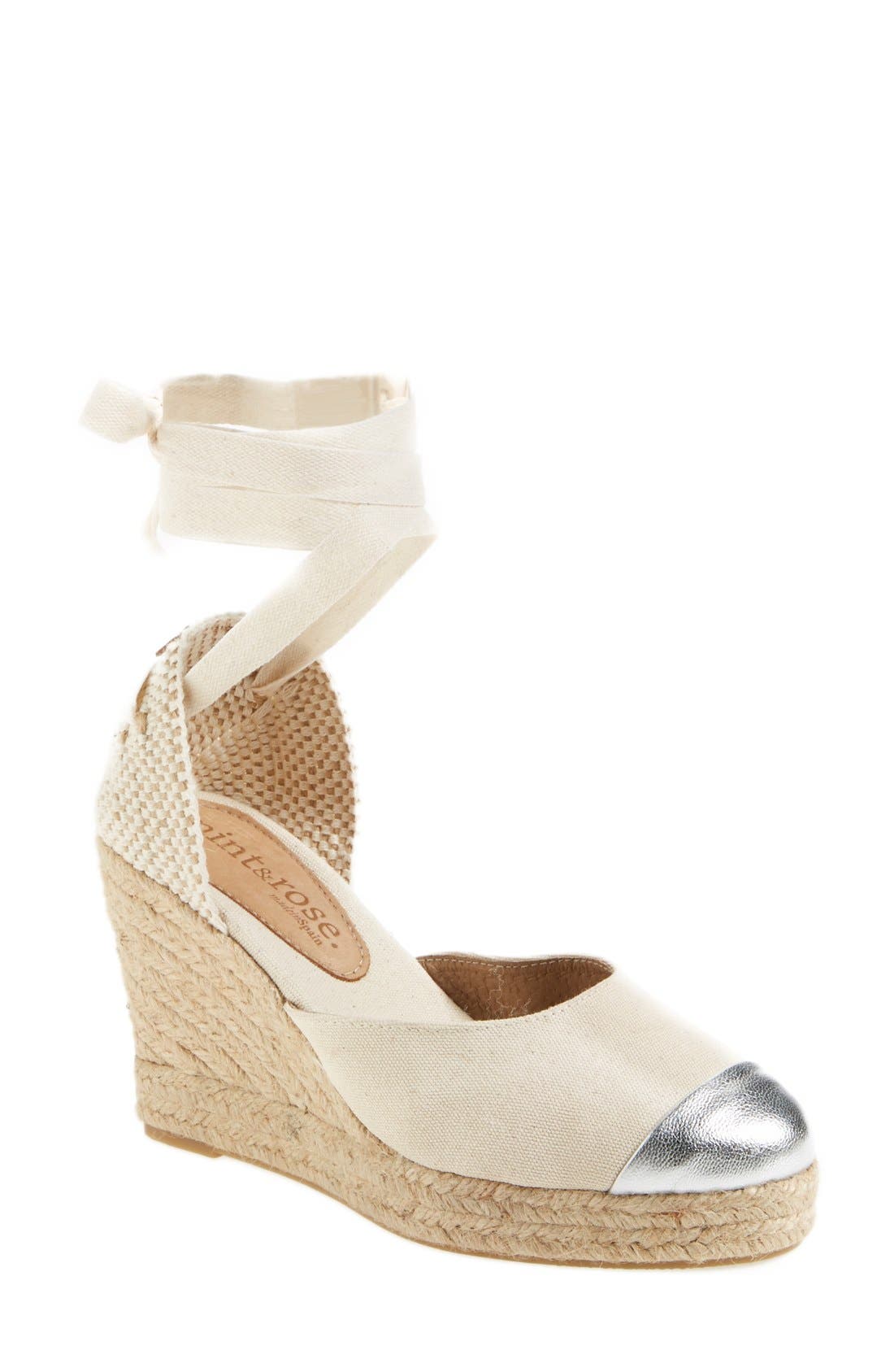 mint & rose 'Lolita' Wedge Sandal, Main, color, 