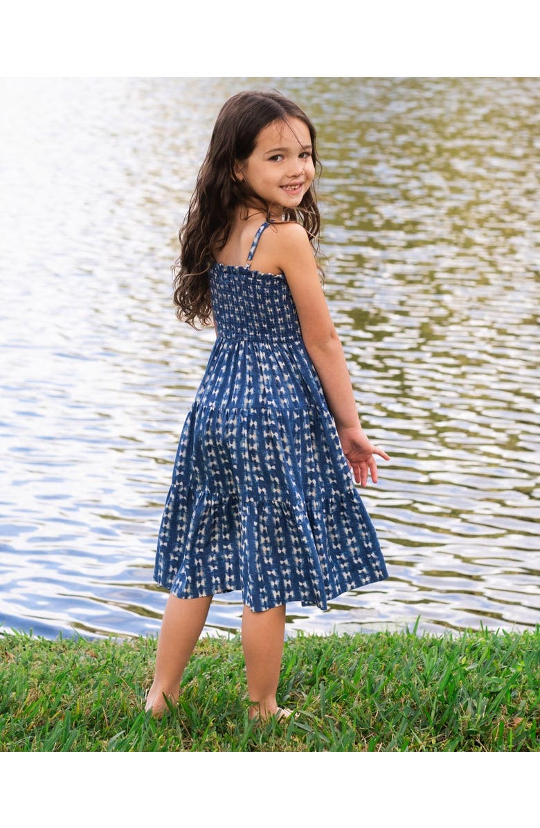 Change of Scenery Lila Smocked Tiered Dress, Alternate, color, Denim Tides