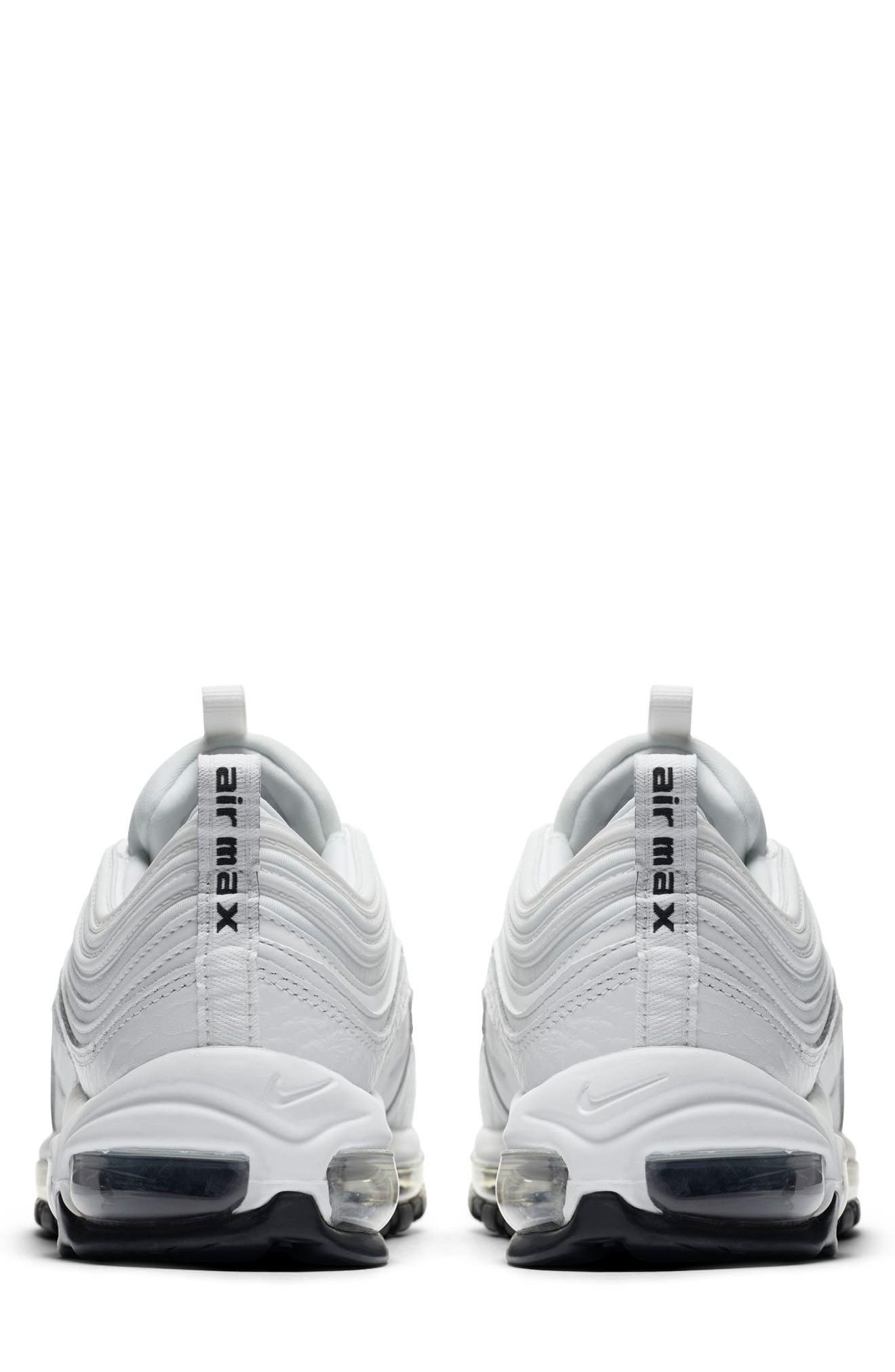 Air Max 97 Sneaker, Alternate, color, WHITE