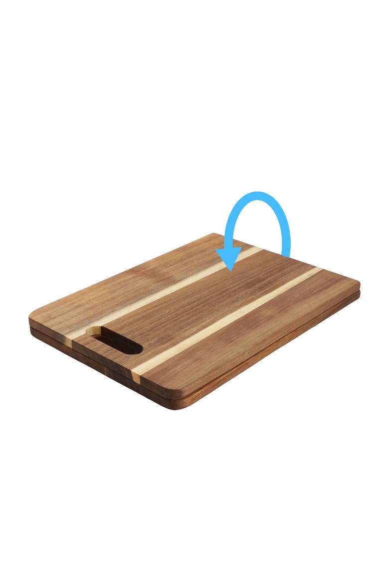 33 x 12 Inch Acacia Wood Folding Serving Board, Alternate, color, Acacia