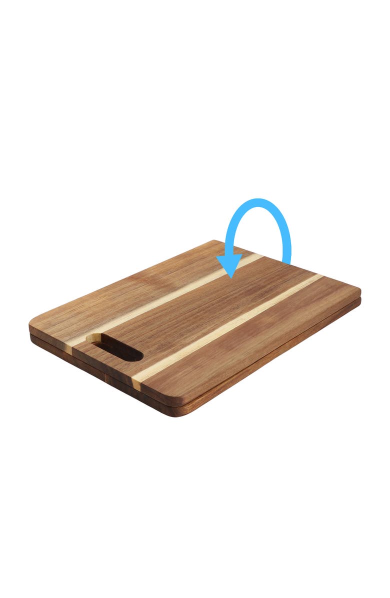 Megachef 33 x 12 Inch Acacia Wood Folding Charcuterie Serving Board, Alternate, color, Acacia