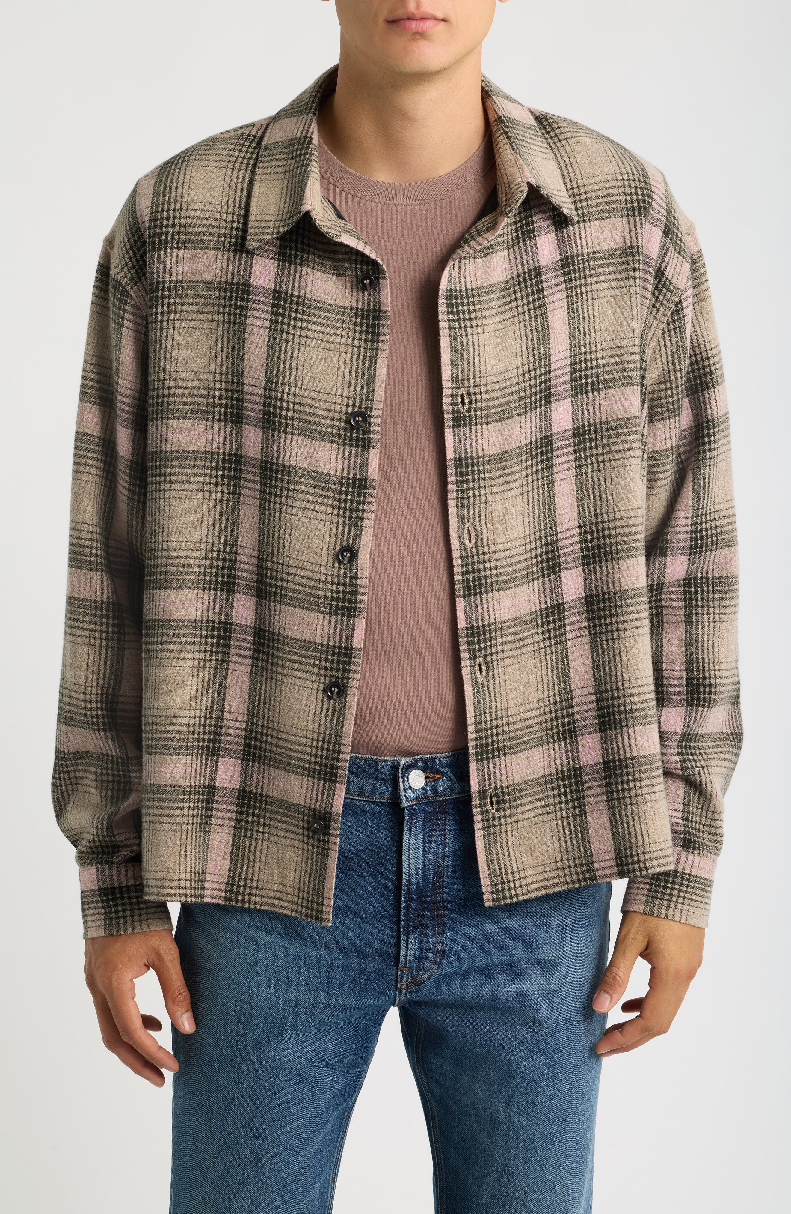 selected WARM MAUVE PLAID