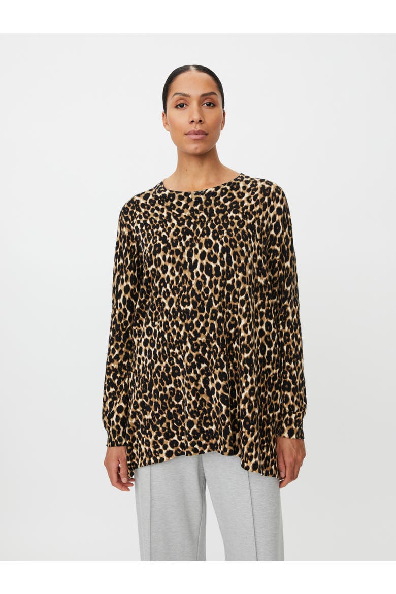 MaFeluci Leopard Print Jumper, Main, color, Incense