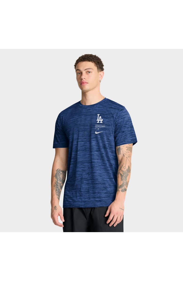 Nike Men's Nike Royal Los Angeles Dodgers Velocity Dri-FIT T-Shirt, Main, color, Royal