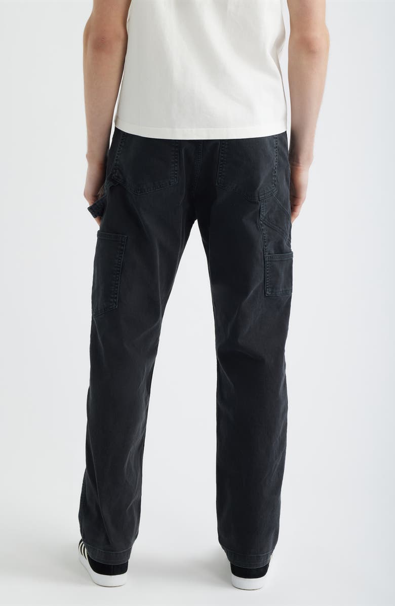 Corridor Double Knee Stretch Cotton Carpenter Pants, Alternate, color, Black