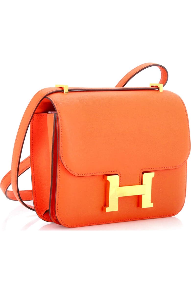 Pre-Owned Hermes Constance Bag Swift 18, Alternate, color, Orange Poppy
