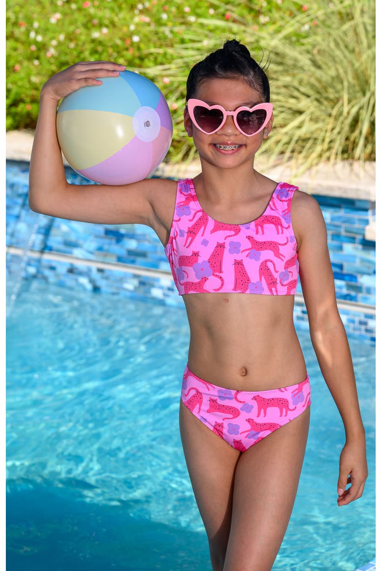 Wild Flower Pink Bikini Top, Alternate, color, Wild Flower Pink