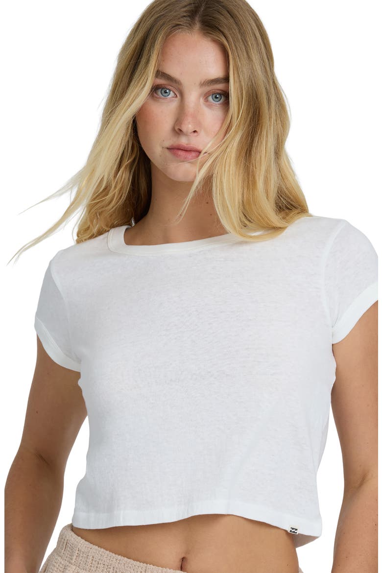 Daily Cotton Jersey Crop T-Shirt, Alternate, color, SALT CRYSTAL