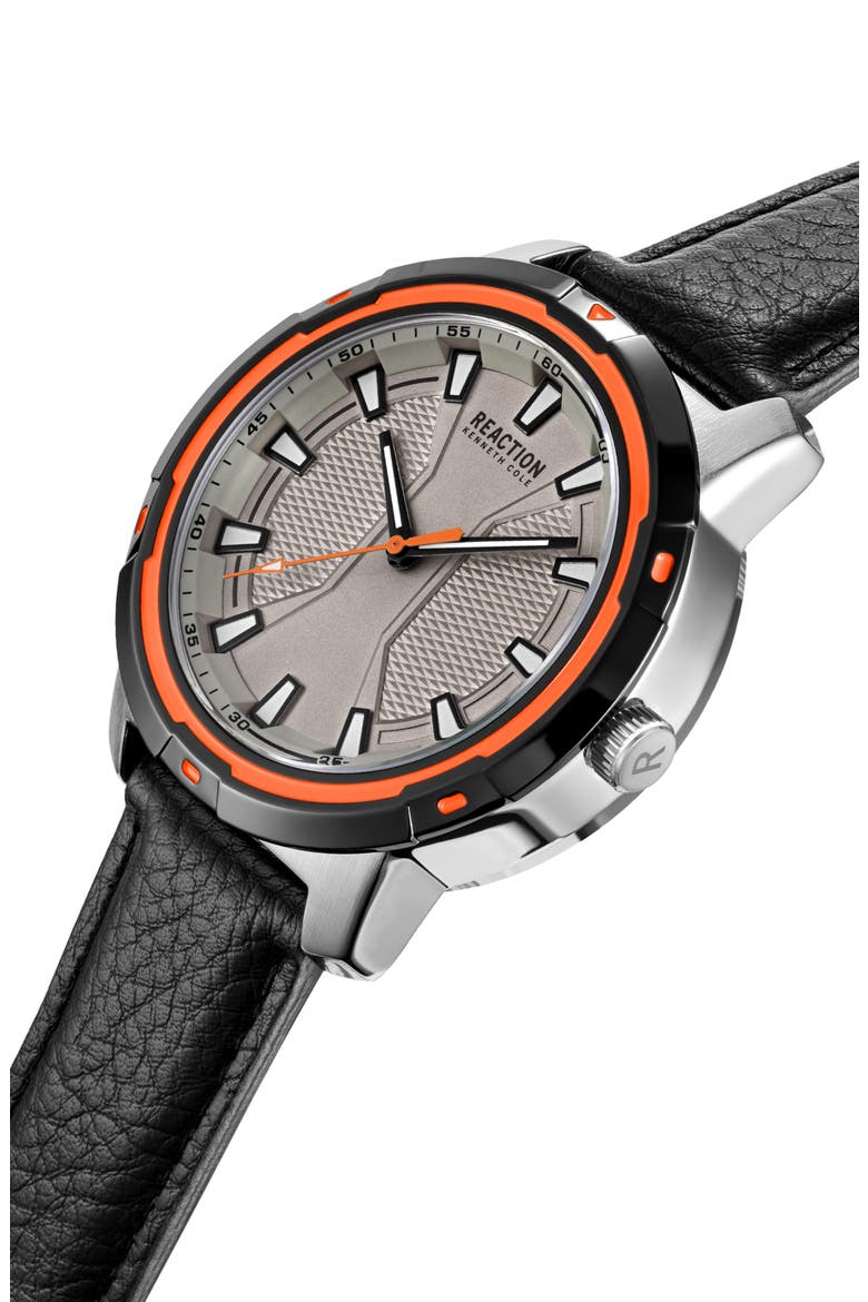 Classic Strap Watch, 48mm, Alternate, color, GREY/ BLACK