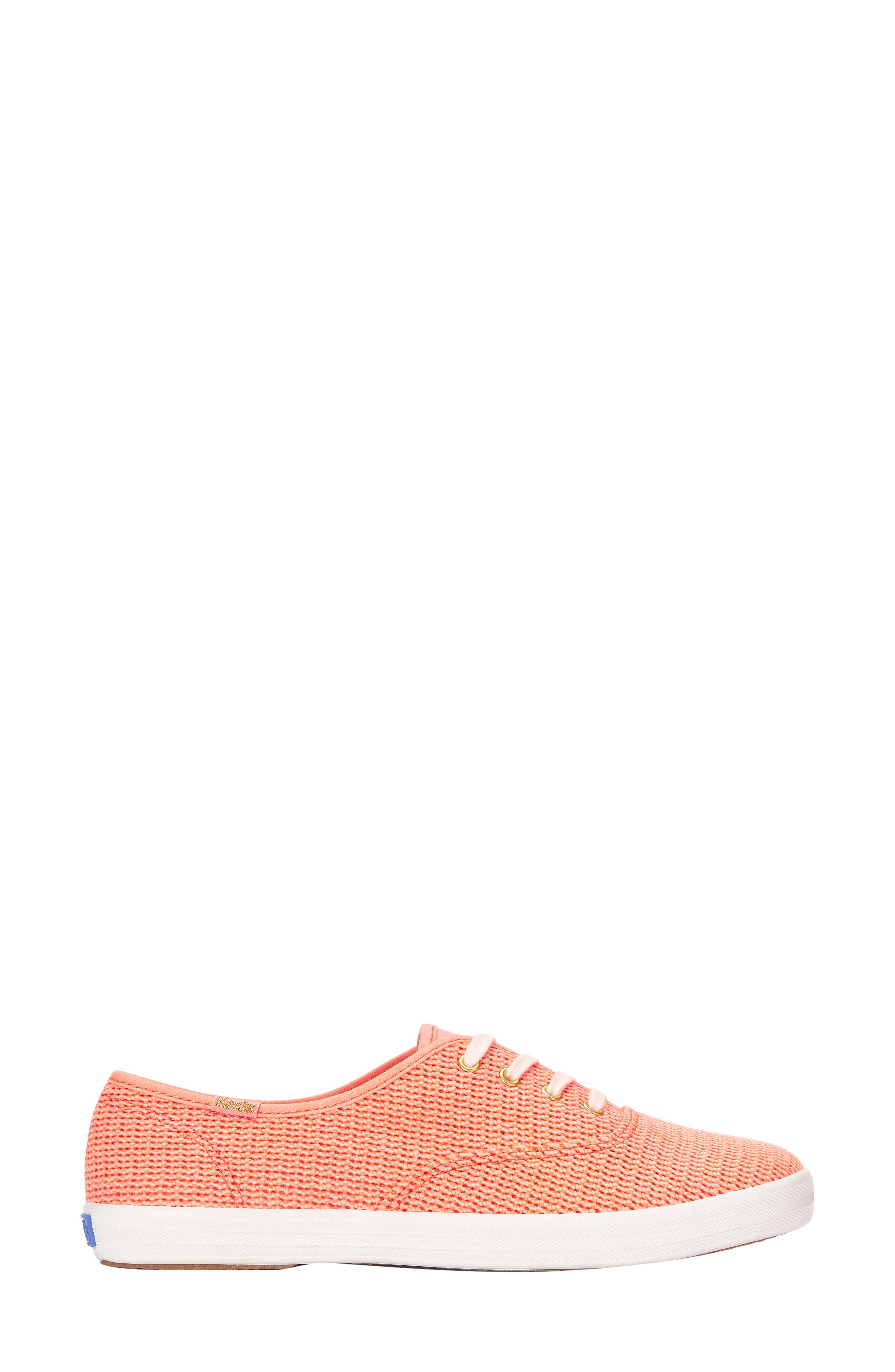 Champion Sneaker, Alternate, color, NEON CORAL