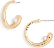 NORDSTROM RACK Floating Hoop Earrings
