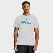 Nike Men's Nike Ash Miami Dolphins Velocity Endurance Run Dri-FIT T-Shirt