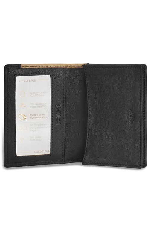 Champs Iconic Cardholder In Black
