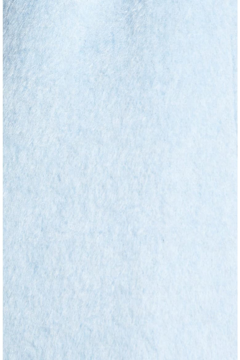 Hooded Shawl Collar Wrap Coat, Alternate, color, PASTEL BLUE
