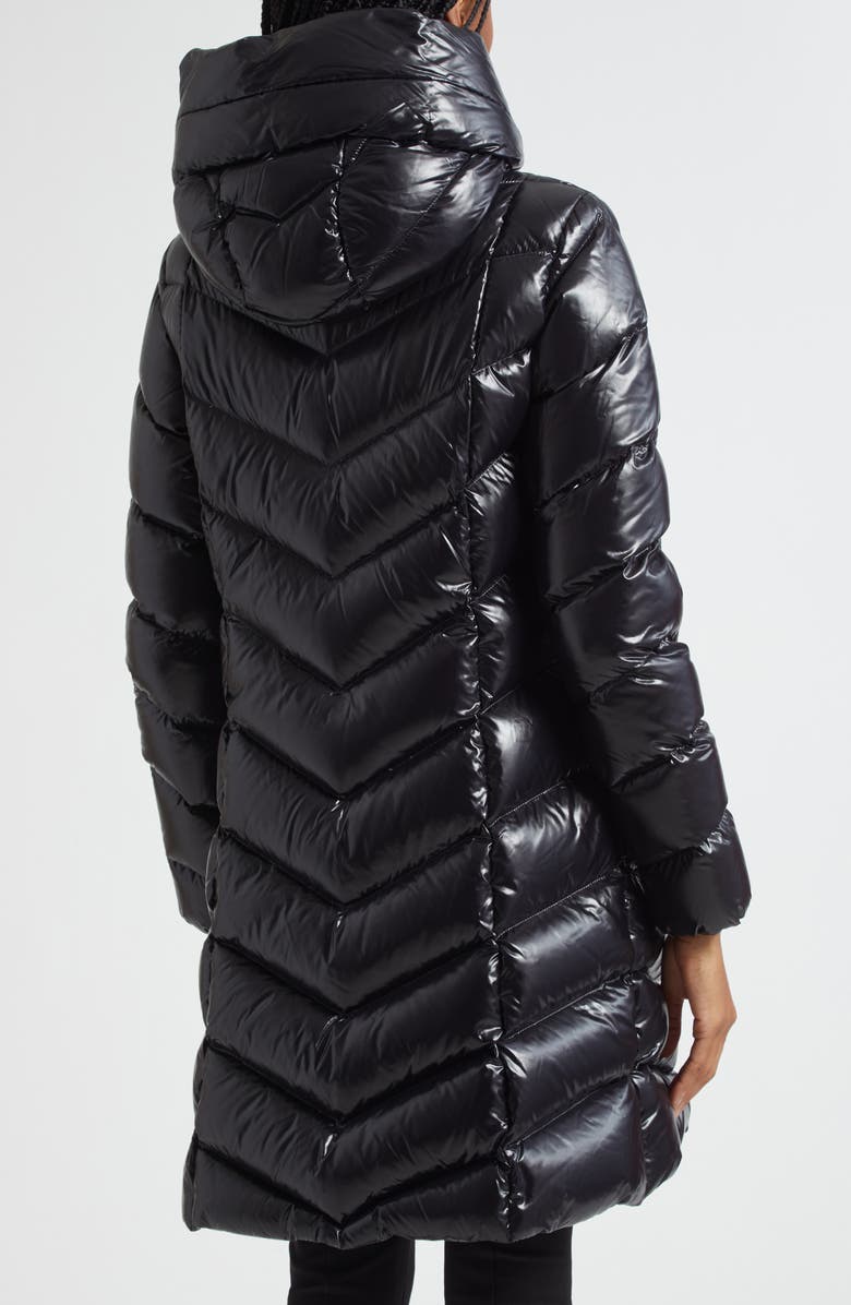 Moncler Marus Quilted Down Puffer Coat, Alternate, color, Black