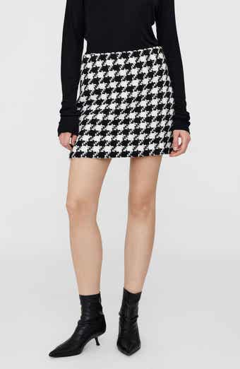 Ada Houndstooth Miniskirt