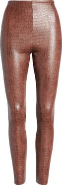 Commando Reptile Embossed Faux Leather Leggings
