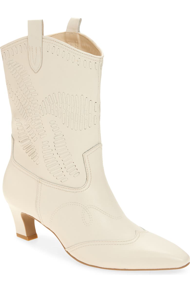 Dolce Vita Tavla Western Boot, Main, color, Platinum Distressed Leather