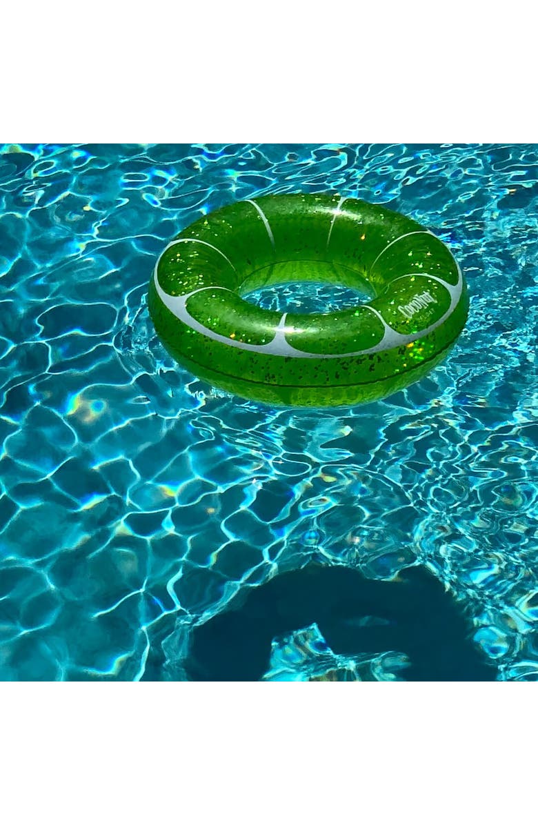 Coconut Outdoor XDUPC Coconut Float Green Glitter Inflatable Pool Float, Alternate, color, Green