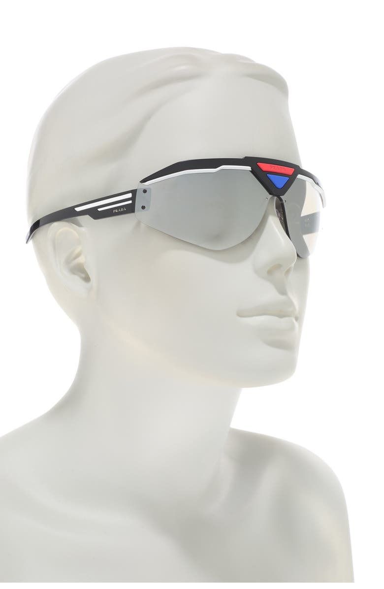 Prada Sport Shield Sunglasses, Alternate, color, 