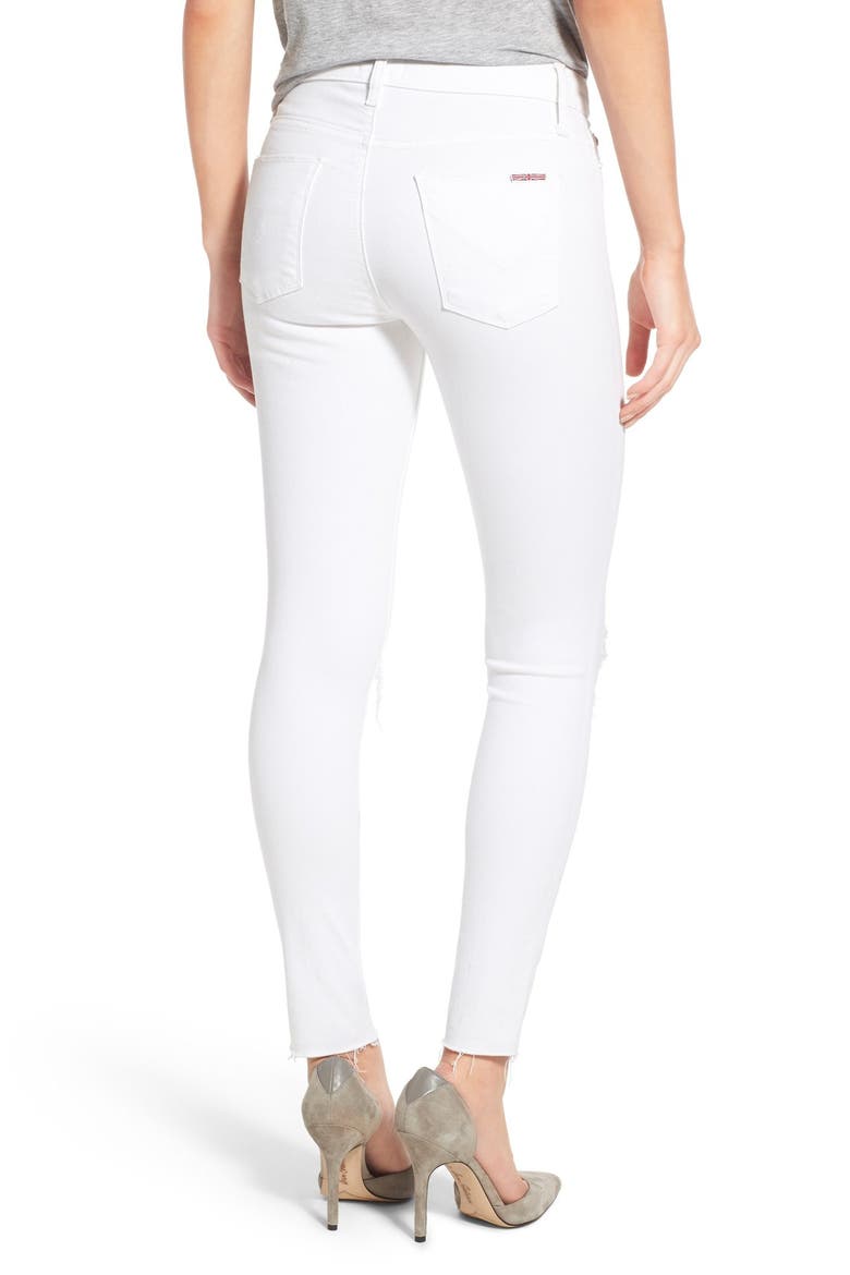 'Nico' Mid Rise Distressed Ankle Skinny Jeans, Alternate, color, DREAMER