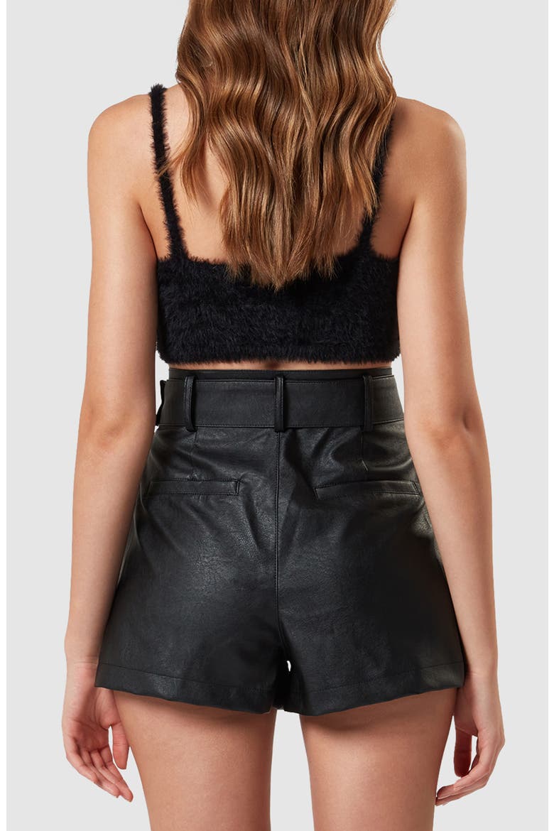 Lenny Sweater & Crop Top, Alternate, color, BLACK