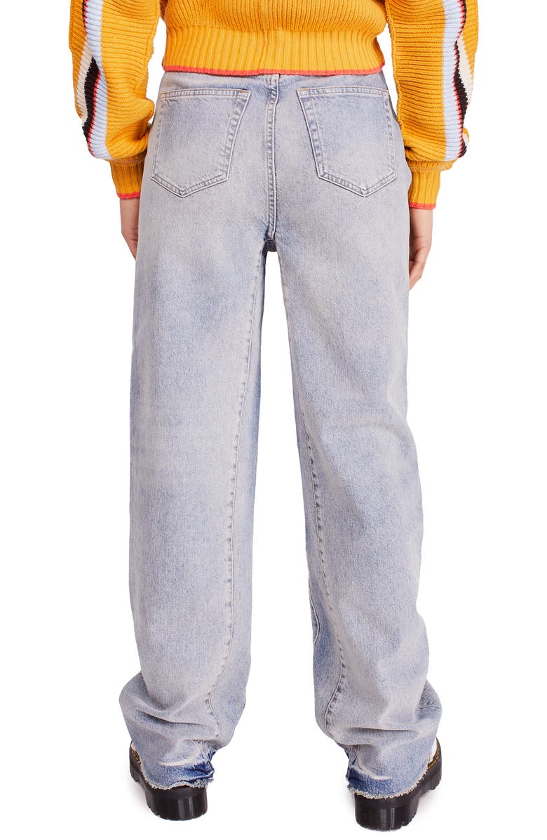 Free People Relaxed Slouch Straight Leg Jeans, Alternate, color, 