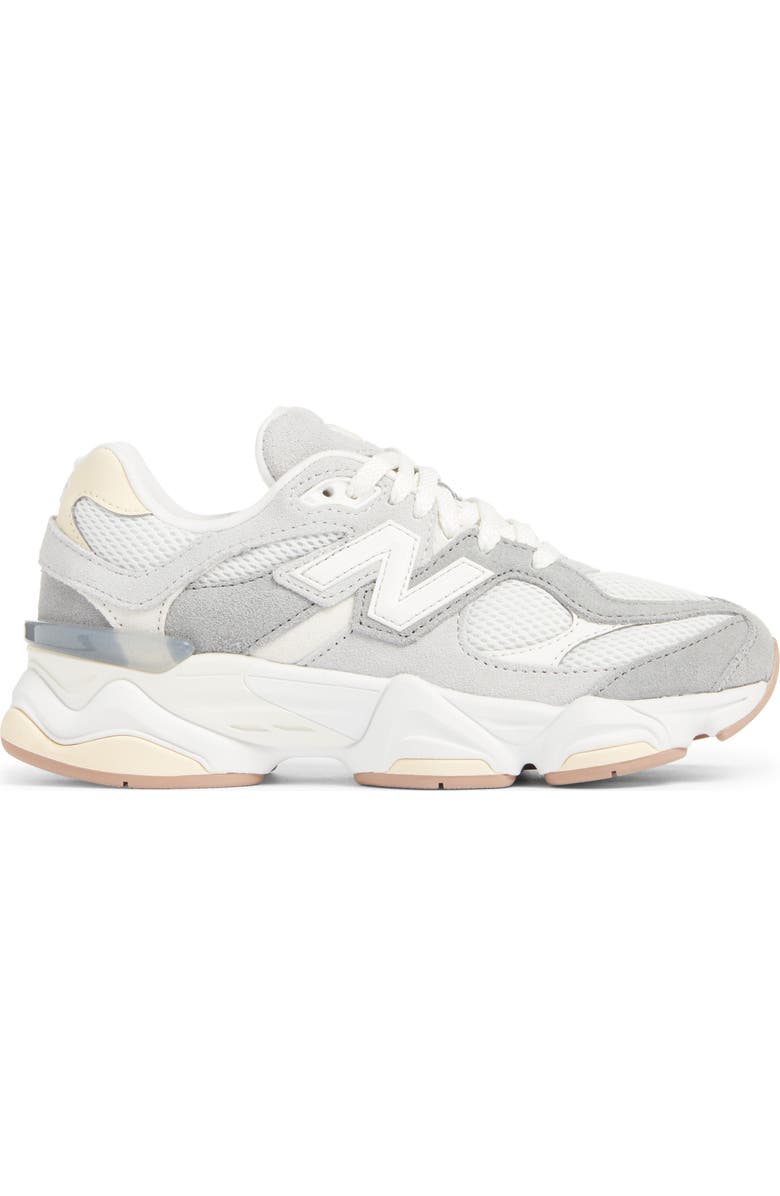 New Balance Kids' 9060 Sneaker, Alternate, color, Sea Salt/ Raincloud