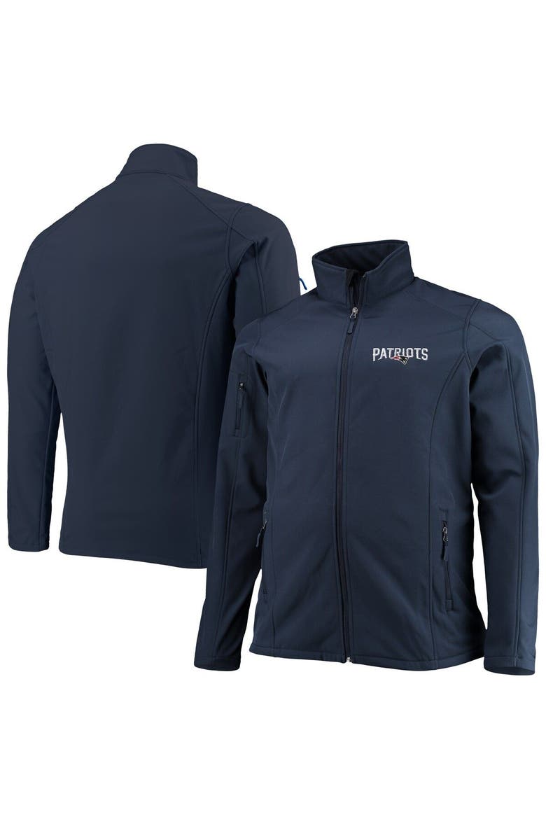Men's Dunbrooke Navy New England Patriots Big & Tall Sonoma Softshell Full-Zip Jacket, Main, color, Navy