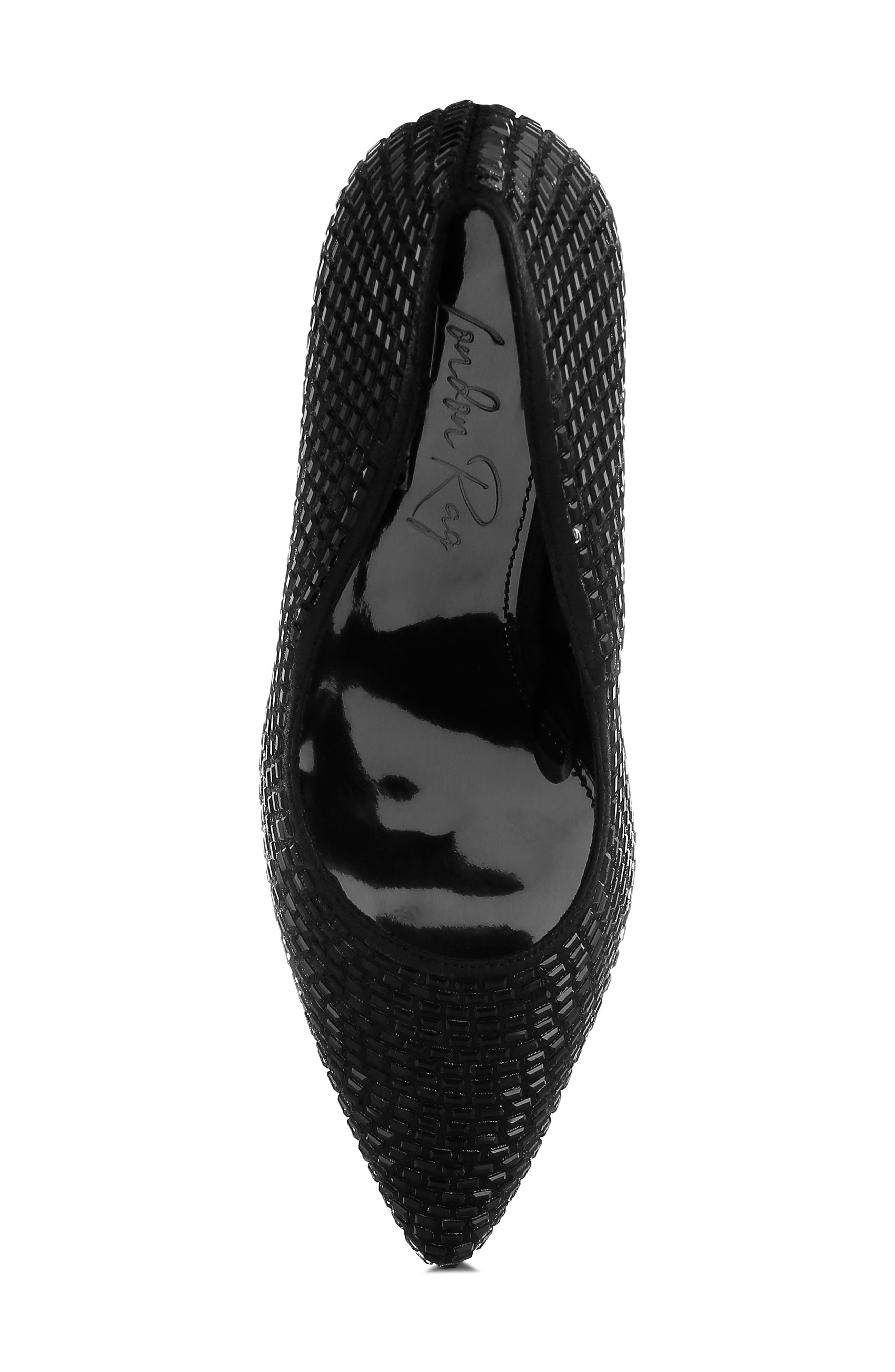 LONDON RAG Benjamins Rhinestone Pump, Alternate, color, Black