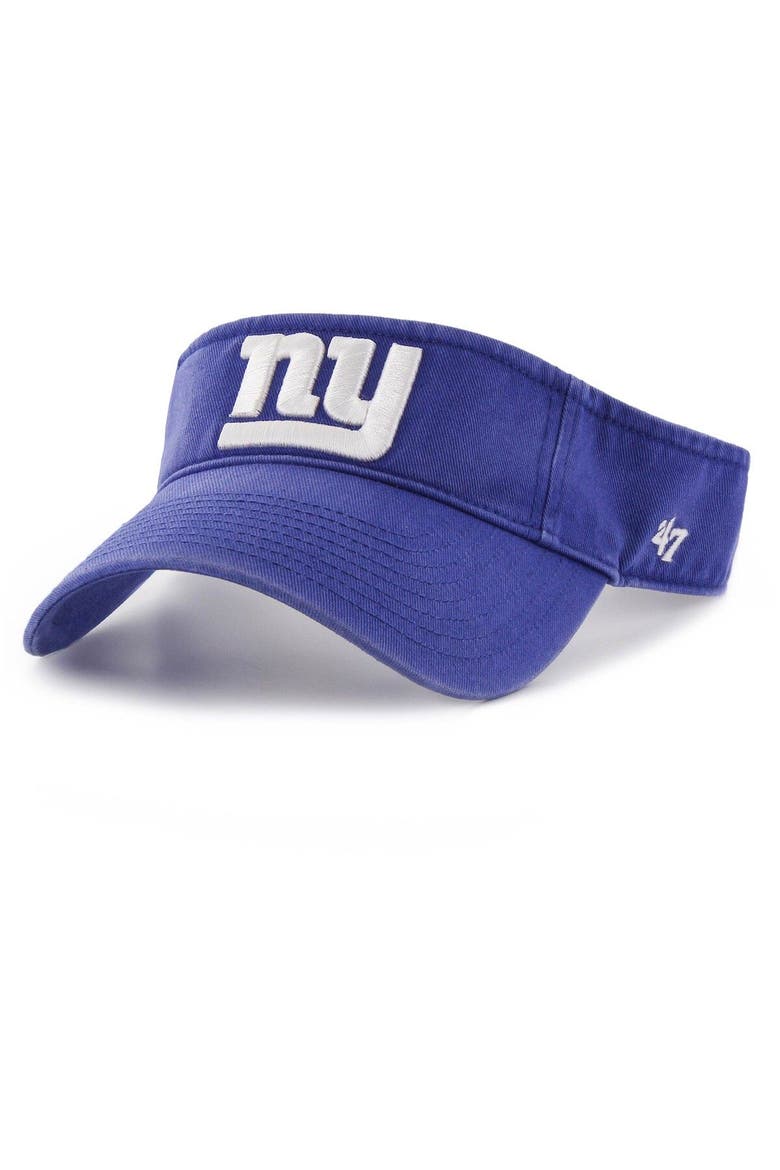 Men's '47 Royal New York Giants Clean Up Visor, Main, color, Royal
