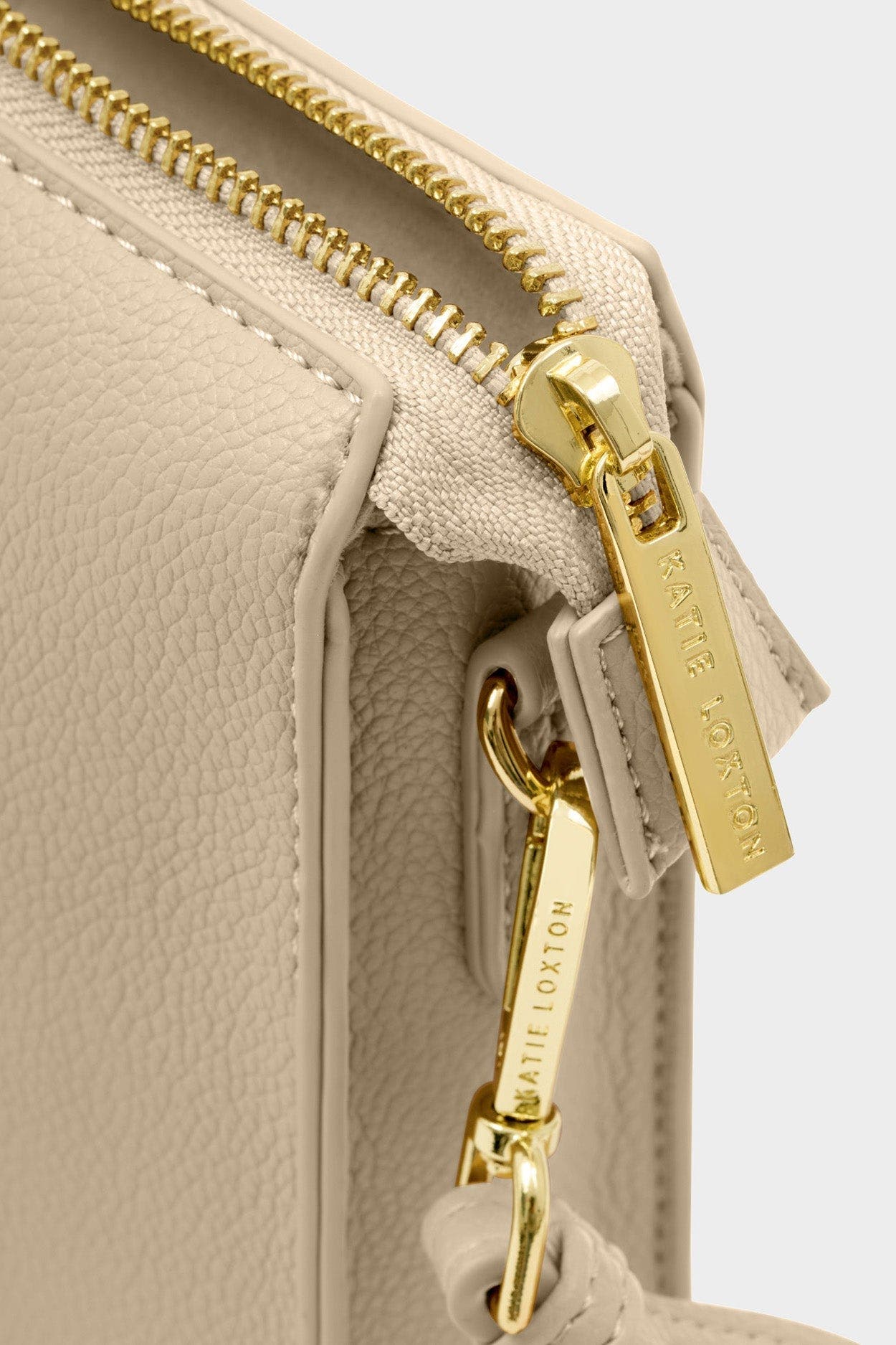 Katie Loxton Avery Slim Crossbody Bag in Light Taupe, Alternate, color, Light Taupe