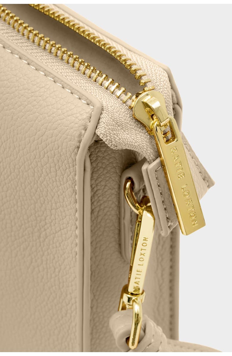 Katie Loxton Avery Slim Crossbody Bag in Light Taupe, Alternate, color, Light Taupe