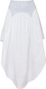 Fleur Du Mal Poplin Garter Skirt
