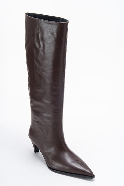 Siora Leather Knee High Boot