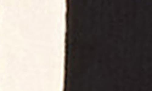 Fifteen Twenty Maves Rib Knit Button Front Desk In Black/cream