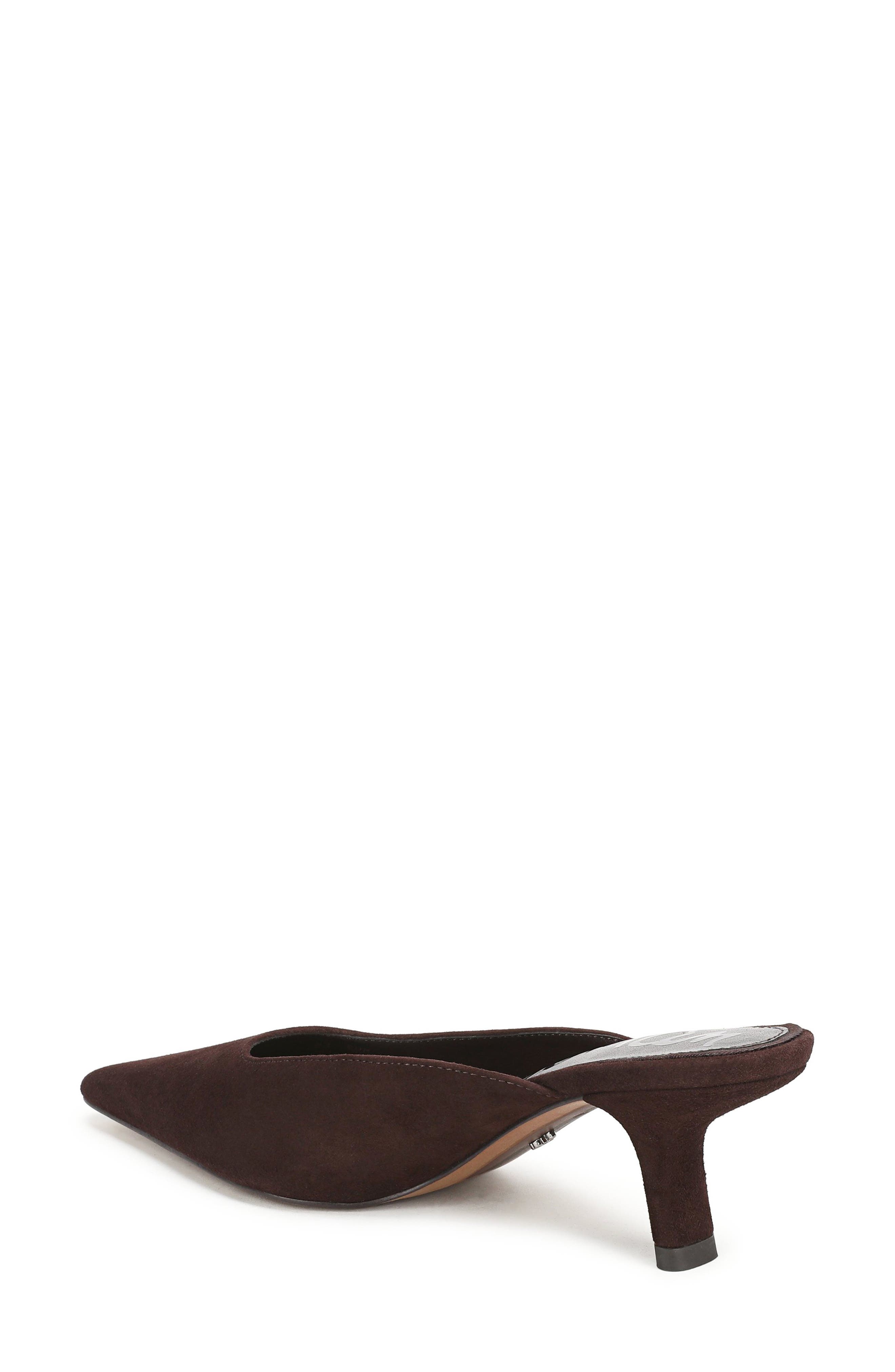 Brandy Pointed Toe Mule, Alternate, color, CAFE NOIR